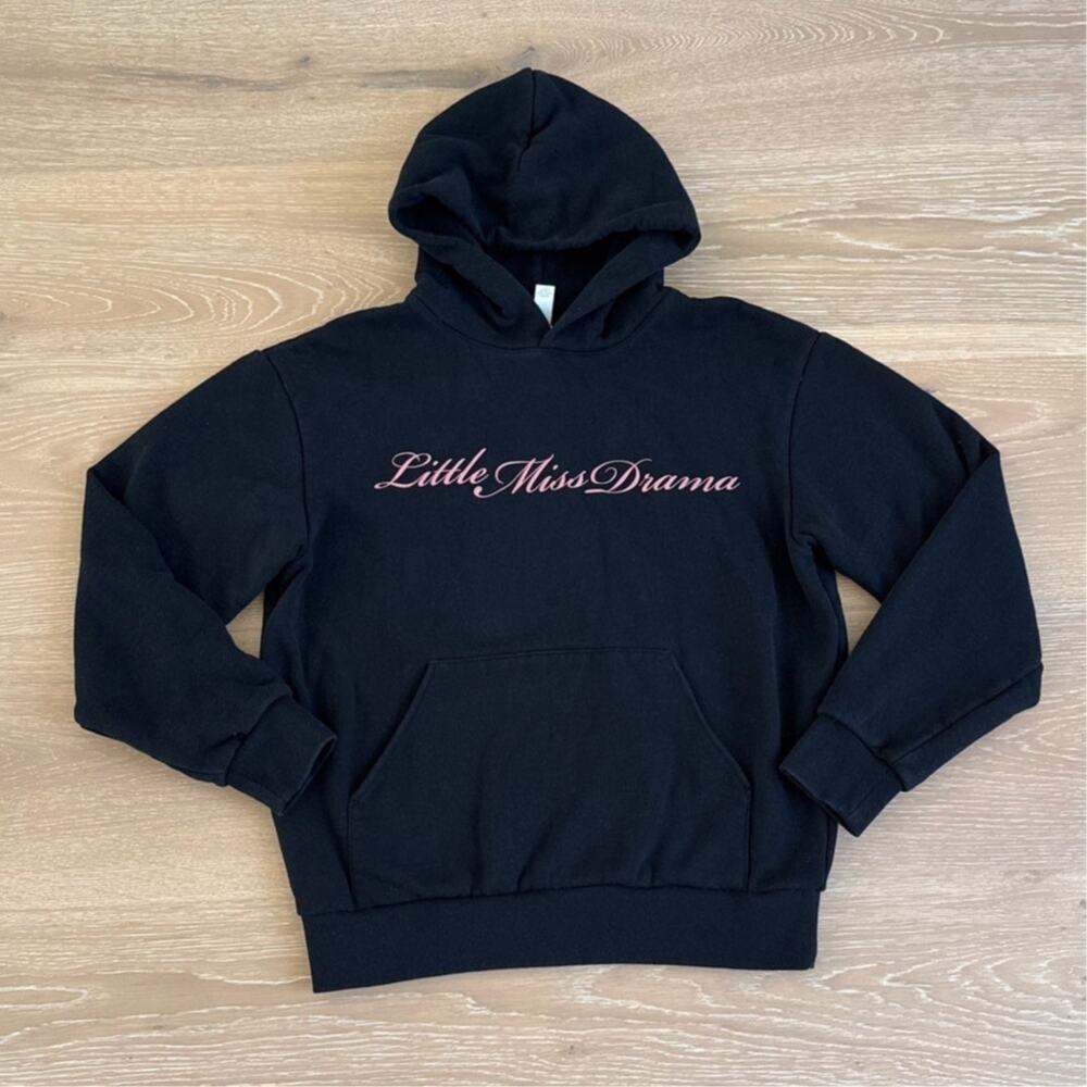 Cardi B Merch Little Miss Drama Tour Hoodie Size S in Black Pink